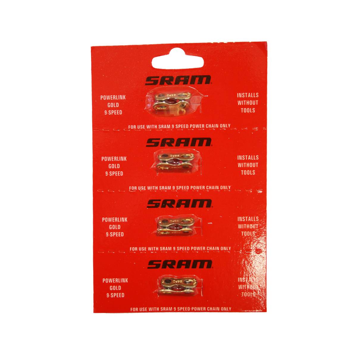 Sram CONNECTEUR DE CHAINE VELO  9V. OR (ATTACHE RAPIDE)