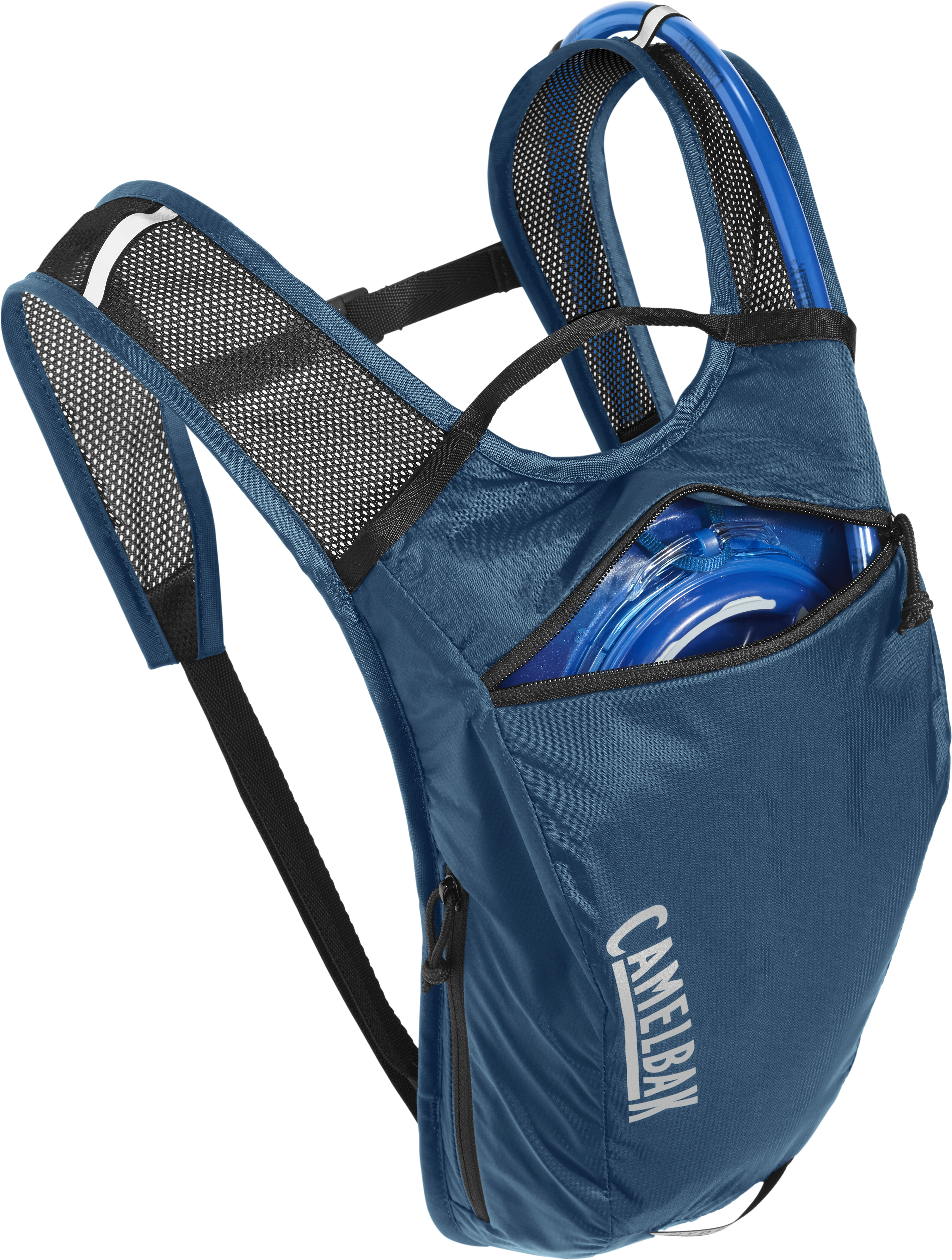 Sac à Dos D'hydratation CamelBak Hydrobak Light – 50 Oz (1,5 L), Dos Ventilé, Poche Zippée, Porte-casque, Léger