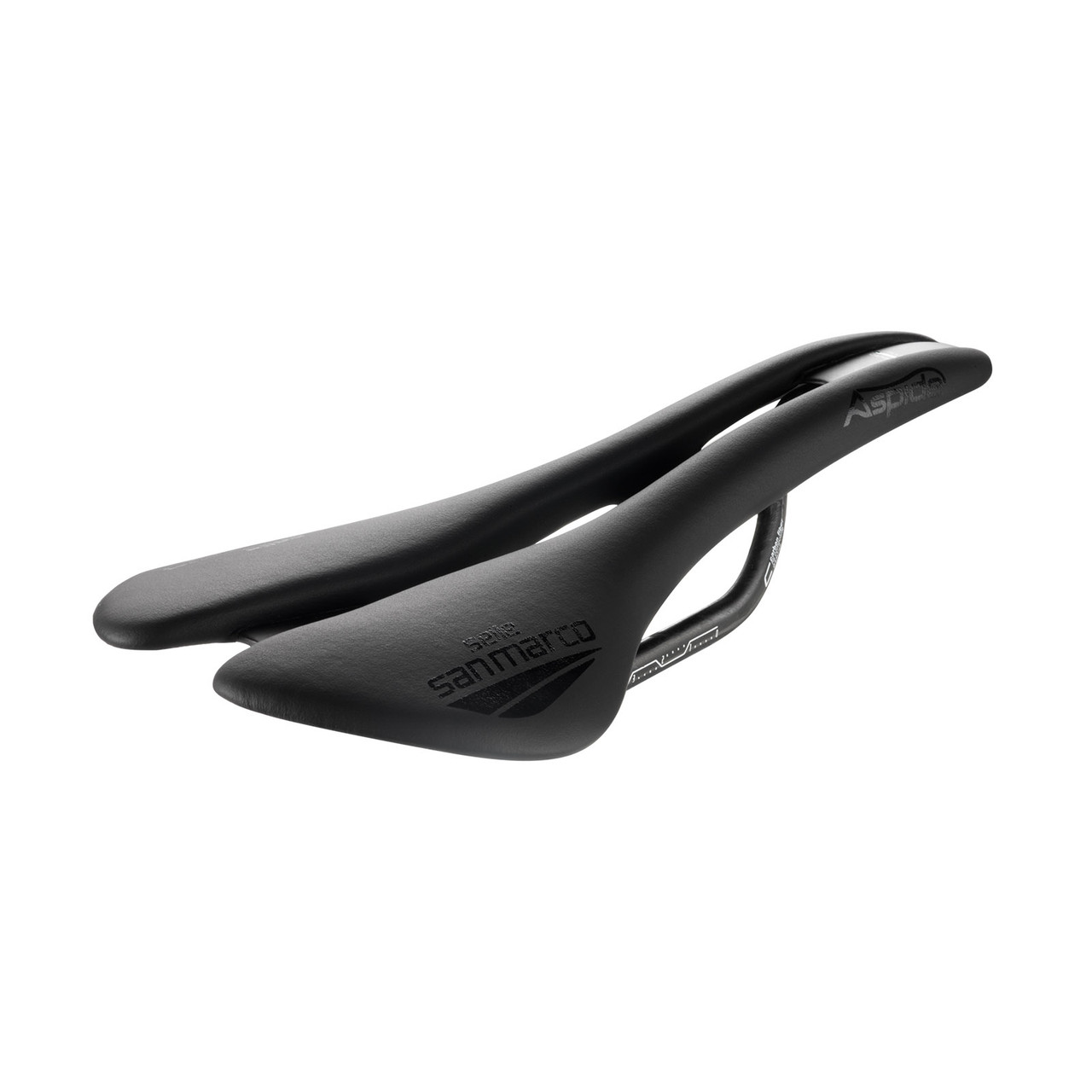 Selle San Marco Aspide Noire – Modèle Ouvert Dynamique étroit – 205901MN401