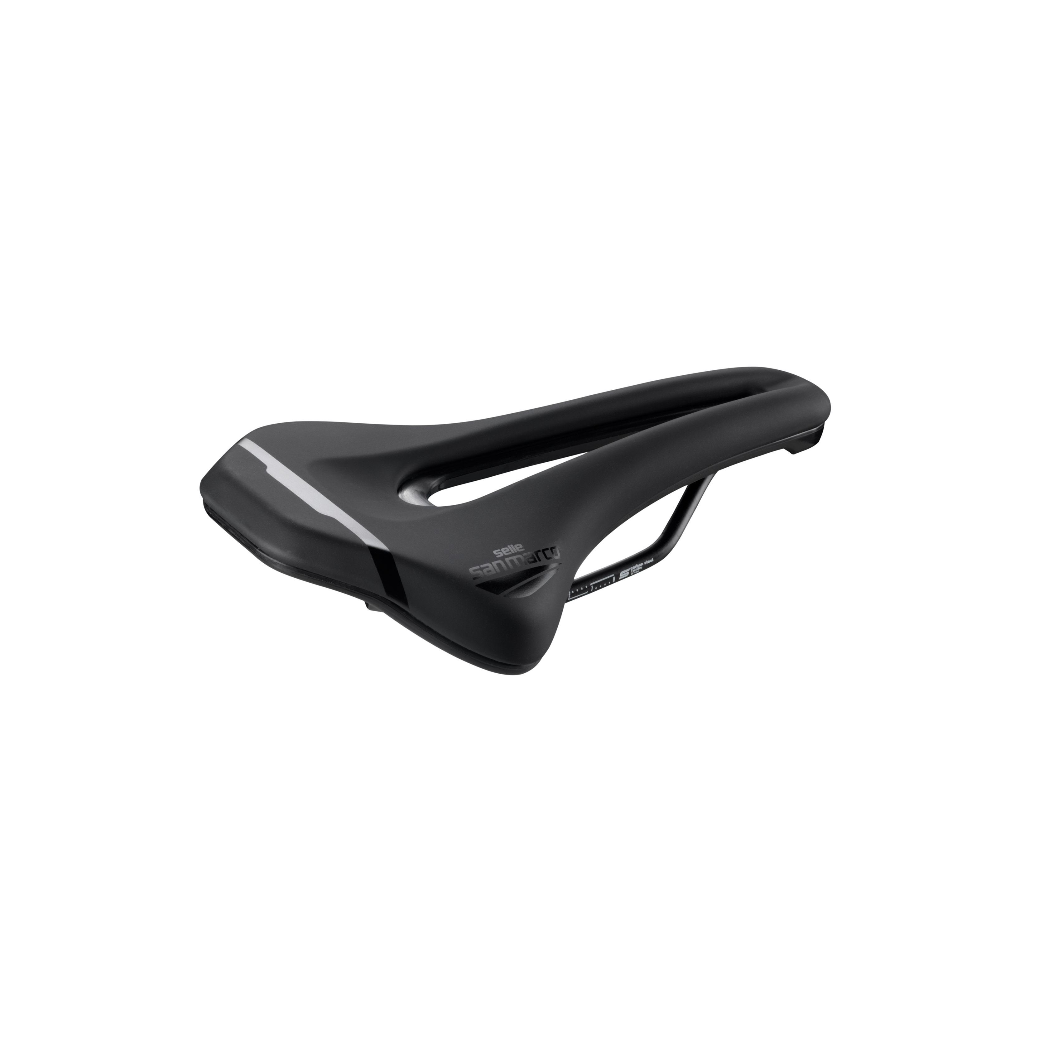 San Marco Shortfit 2.0 3d open-fit carbon fx large 155mm black/black au meilleur prix avec Vélo Station