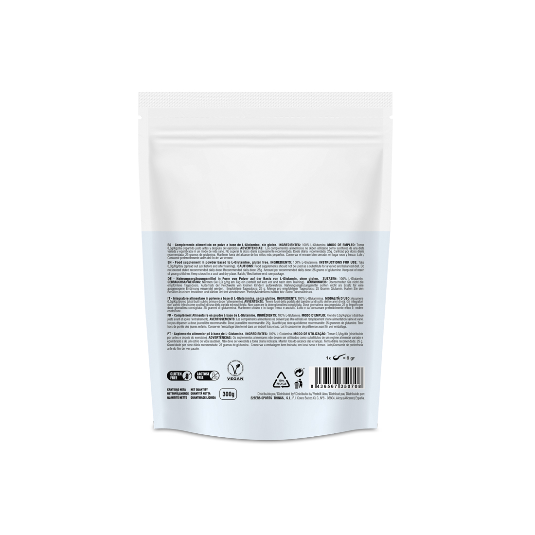 226ers GLUTAMINE 300G
